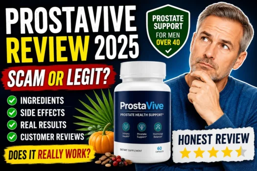 ProstaVive scam or legit review thumbnail for prostate health supplement