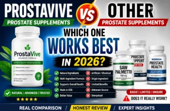 ProstaVive vs other prostate supplements comparison showing which works best in 2026